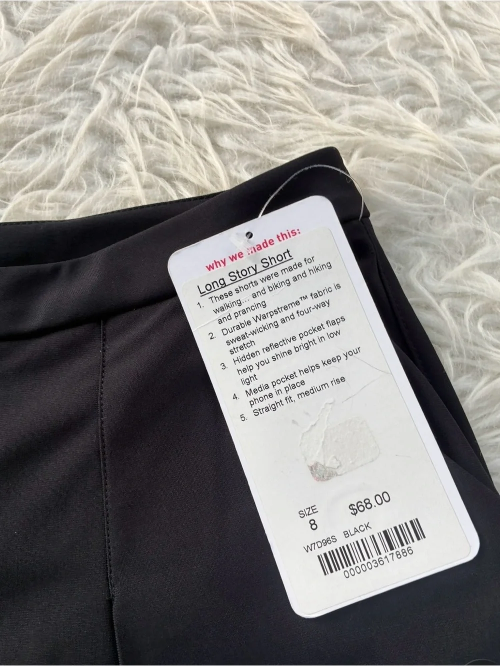 🌺NWT LULULEMON $68 long story short🌺